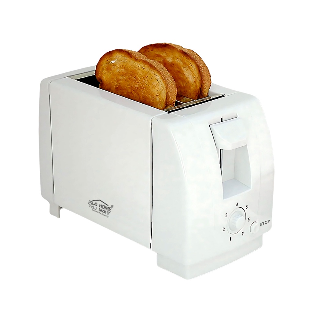 Hometech 2 Slice Toaster (2001BW)