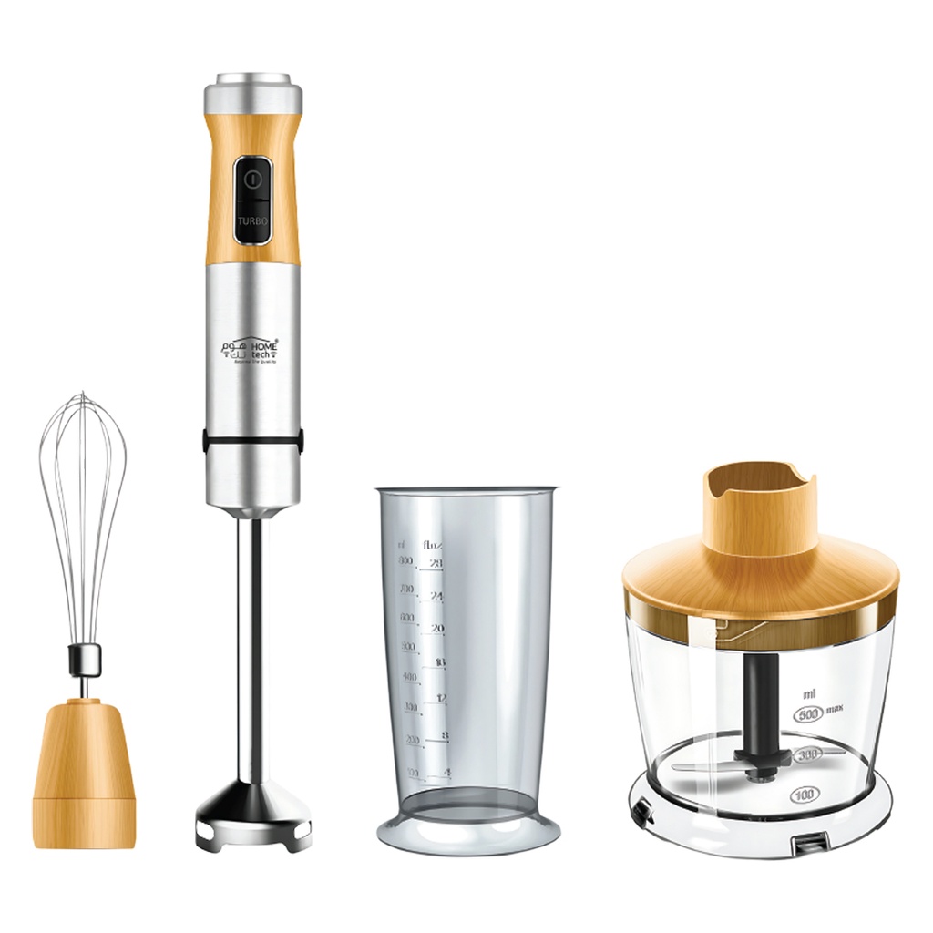 4-in-1 Stainless Steel Hand Blender AG8420B