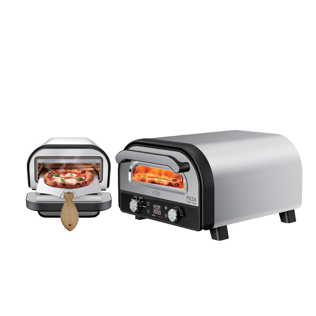 Hometech 2in1 Electric pizza oven and air fryer  AG-2202RB 