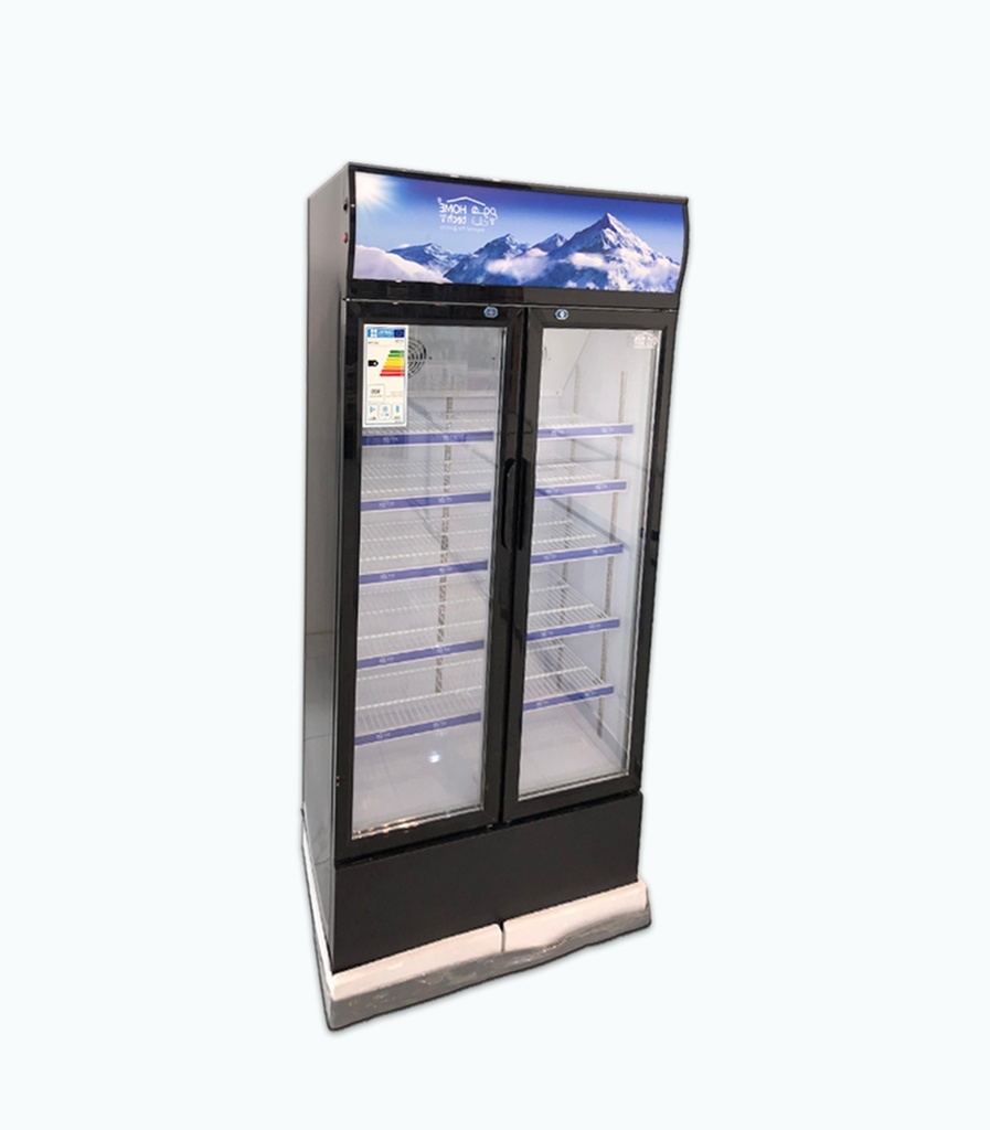 ثلاجة عرض زجاجية هوم تك AG1700 سعة 550 لتر