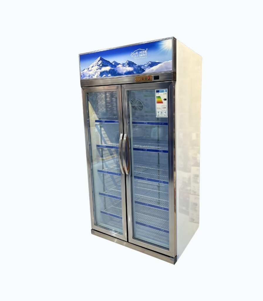 ثلاجة عرض زجاجية هوم تك AG1900 سعة 700 لتر