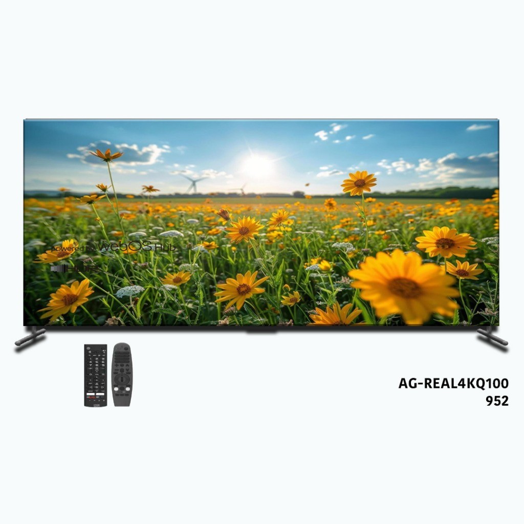 التلفزيون QLED هوم تك 100 بوصة AG-REAL4KQ100