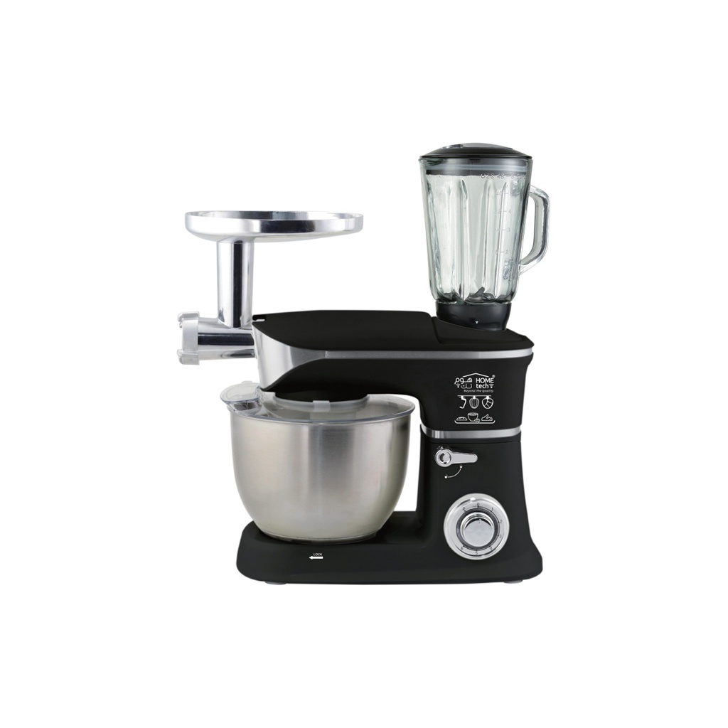 Hometech Mixer, Black, 3-in-1 6.5L AG-1365SM