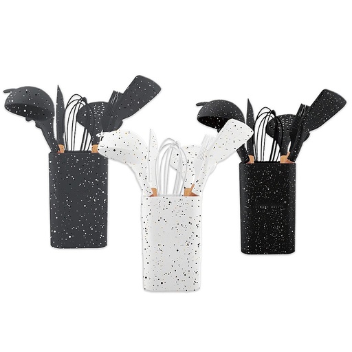 [705] 8 Piece Silicone Kitchen Utensil Set 7-HR913