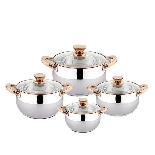 [720] Fine Taste Cookware Set 4 Pieces HR113-4