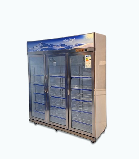 [936] ثلاجة عرض زجاجية هوم تك AG-11900 سعة 1183 لتر