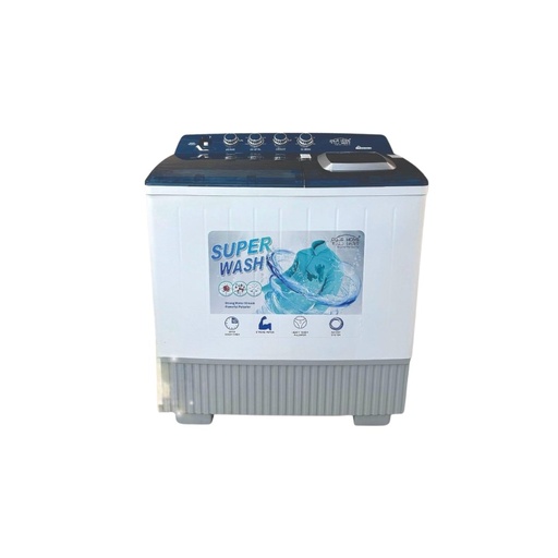 [898] Hometech 14kg Semi-Automatic Washing Machine GA-8006140